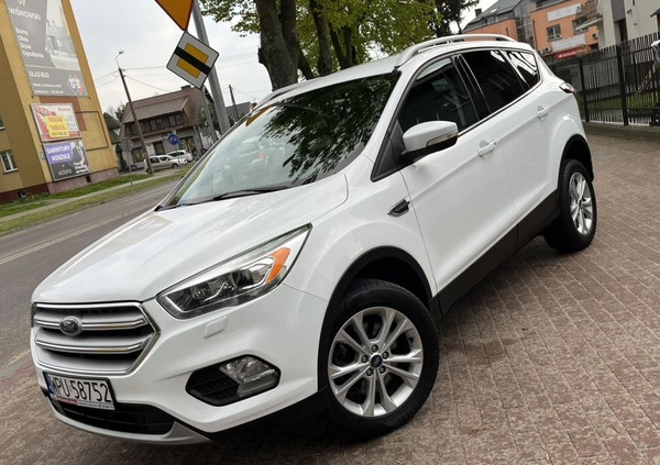 Ford Kuga cena 61700 przebieg: 198555, rok produkcji 2017 z Olsztynek małe 704